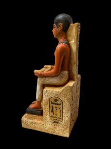 Museum Imhotep Statue - Ancient Egyptian Engineer Imhotep - the builder of Djoser's unprecedented step pyramid complex - Image 6