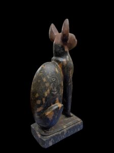 Granite Bastet Cat Statue: Egyptian Decor Made in Egypt - Image 6