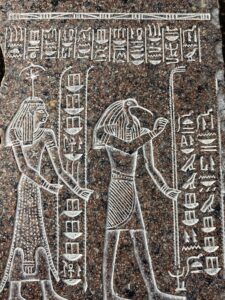 Egyptian God Thoth and Seshat Wall Relief: Home Decoration - Image 6