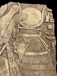 Relief of Osiris and Isis , Goddess isis and God Osiris famous relief made of Natural stone - Image 6