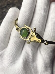 Handcrafted Goddess Hathor Bracelet: Egyptian Jewelry Gift - Image 6