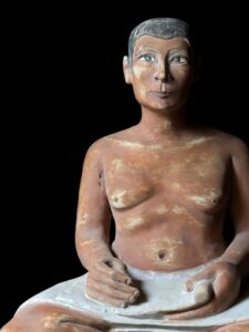 Egyptian Scribe Statue: Authentic Ancient Egypt Replica - Image 6