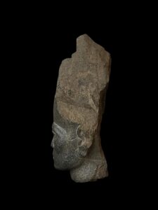 Hand Carved Granite King Amenemhat III Head: Egyptian Art Replica - Image 6
