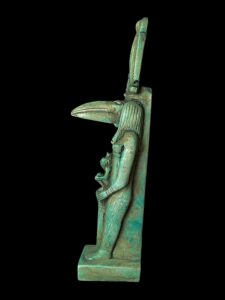 God Thoth with God Horus holding key of life - Image 6