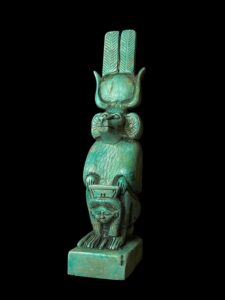 Rare Egyptian God Thoth Statue with Hathor and Sobek - Image 6