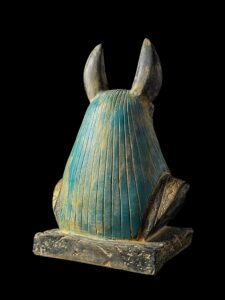 Egyptian God Anubis Bust: Altar Statue - Image 6
