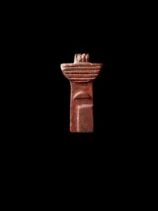 Goddess Nephthys Jasper Amulet: Nebet-Het Crown Symbol - Image 6