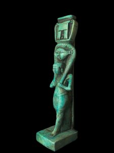 Handmade Goddess Hathor Statuette , Statue for the Egyptian Goddess Venus - Image 6