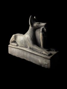 Hand Carved Egyptian God Anubis Statue: Jackal Collectible - Image 6
