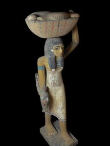 Egyptian Offering Bearer Statue Replica: Ancient Farm Life Art - Image 6