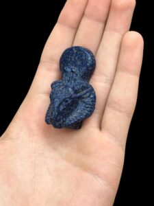 Amulet of Khnum made of Lapis Lazuli - Image 6