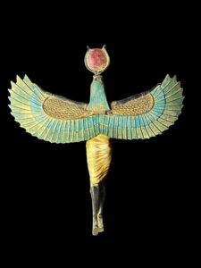 colorful Goddess Isis statue, unique Isis goddess Statue. - Image 6
