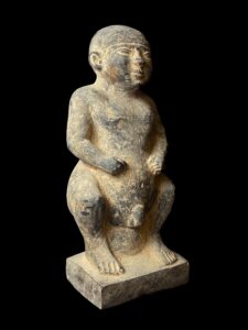 Ancient Egyptian dwarf statue - Image 6
