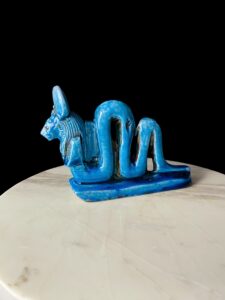 Ancient Egyptian Lion Goddess Sekhmet with Cobra body, Egyptian Goddess Sekhmet statue. - Image 6