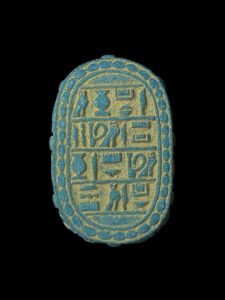 Large Egyptian Scarab, The decorative Good luck scarab in Ancient Egypt. - Image 6