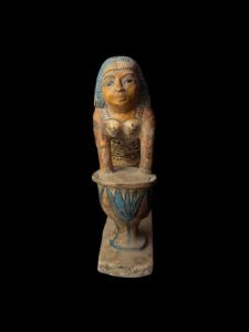 Woman making beer statue from Old kingdom, 5th Dynasty. - Image 6