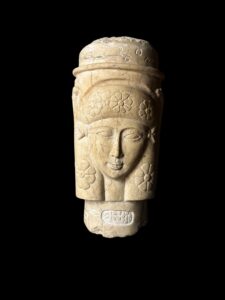 Goddess Hathor Column made in Egypt. with two cobras - Image 6