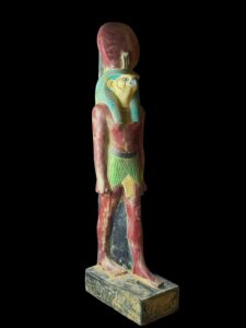 Rare Falcon Egyptian God Ra Statue: God of Sun & Sky - Image 6