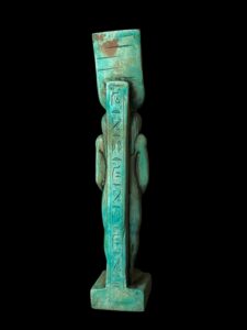 Handmade Goddess Hathor Statuette with God Thoth Baboon, Statue for the Egyptian Goddess Venus - Image 6