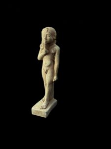 Harpokrates Statue: Horus the Child, Egyptian God Replica - Image 6