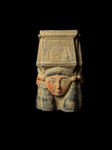 Goddess Hathor Candle Holder, Handcrafted in Egypt, Unique Egyptian Candle Decor - Image 6