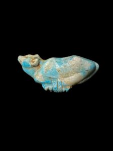 Egyptian Cattle Statue: Ancient Branding Scene, Porcelain Farmer Gift - Image 6