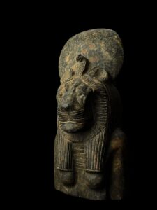 Hand Carved Granite Sekhmet Statue - Egyptian Lion Goddess Figurine - Image 6