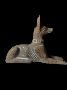 Large Jackal God Anubis statue made in Egypt, Egyptian Anubis sculpture. - Image 6