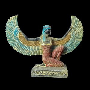 Vintage Goddess Isis statue, unique Isis goddess Statue. - Image 6