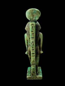 Vintage Ram God Khnum Statue: Ancient Egyptian Decor - Image 6
