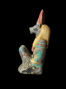 Egyptian Goddess Sekhmet Statue: Colorful Statuette - Image 6