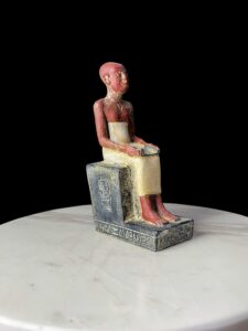 Museum Imhotep Statue - Ancient Egyptian Engineer Imhotep - the builder of Djoser's unprecedented step pyramid complex - Image 6