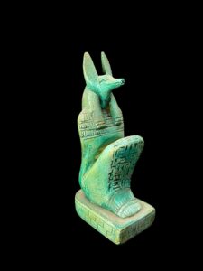 Egyptian God Anubis Statue: Hammer Stone Collectible - Image 6