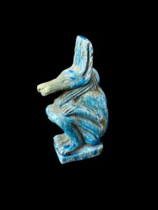 Porcelain Egyptian God Anubis Statue: Afterlife Collectible - Image 6