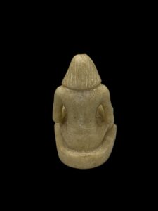 Vintage Seated Scribe Statue: Handmade Egyptian Decor - Image 6