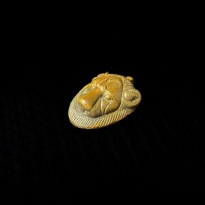 Hand-Carved Goddess Sekhmet Pendant: Egyptian Gemstone Amulet - Image 6