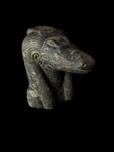 Granite Egyptian God Sobek Statue: Crocodile God of the Nile - Image 6
