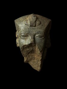 head of King Senusret III made of Rare stone - Image 6