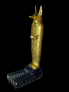 Rare Stone Anubis Statue: Egyptian God Statuette - Image 6