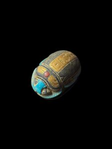 old Egyptian Scarab, The decorative Good luck scarab in Ancient Egypt. Scarab beetle Egypt - Image 6