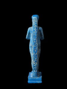 God Ptah Statue: Rose & Black Granite Egyptian Replica - Image 6