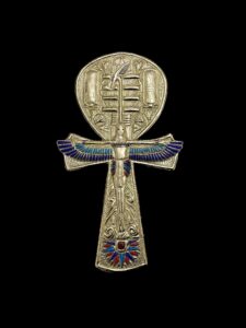 24k Gold Plated Brass Ankh Cross: Egyptian Key of Life - Image 6