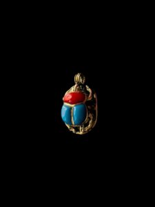 Egyptian Scarab pendant necklace, The decorative Good luck scarab in Ancient Egypt. - Image 6