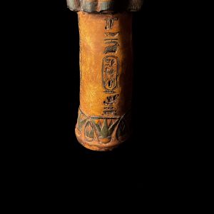 Goddess Hathor Candle Holder: Egyptian Stone Candleholder - Image 6