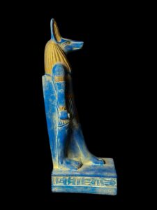 Jackal God Anubis statue made in Egypt, Egyptian Anubis sculpture. - Image 6