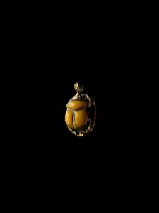 Egyptian Scarab pendant necklace, The decorative Good luck scarab in Ancient Egypt. - Image 6