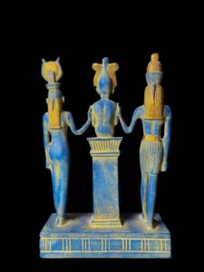 Osorkon Triad Statue: Osiris, Isis, & Horus - Image 6