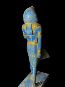 King Tutankhamun Ka Statue: Egyptian Guardian Stone Sculpture - Image 6