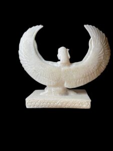 Large colorful Goddess Isis statue, unique Isis goddess Statue. - Image 6