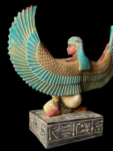 colorful Goddess Isis statue, unique Isis goddess Statue. - Image 6